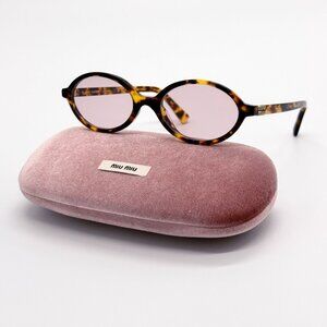 NEW MIU MIU SUNGLASSES MU04ZS 14L4I0 HAVANA WOMEN MU 04ZS SMU 04Z